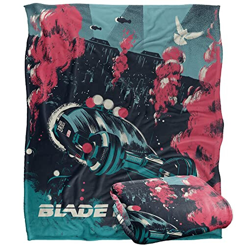 Blade Runner Skinner Silky Touch Super Soft Throw Blanket 152 X 127 cm, White 1