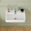 DeerValley White Ceramic Bathroom Sink with Overflow & Pop-Up Drain 1
