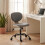 Homcom HOMCOM Home Office Desk Chair Height Adjustable, Grey 7