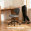 Homcom HOMCOM Home Office Desk Chair Height Adjustable, Grey 8