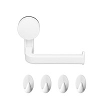 DTXLX White Plastic Paper Towel Holder Wall Mount