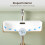 DeerValley White Ceramic Bathroom Sink with Overflow & Pop-Up Drain 4