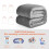 EHEYCIGA Double Fleece Throw Blanket for Sofa 150x200cm, Grey 5