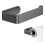 Gunmetal Grey Toilet Roll Holder Wall Mounted 1