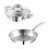 Vinod Platinum Triply Stainless Steel 2Pcs Combo Set (Induction Friendly)- Silver 1