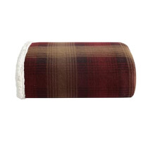 Eddie Bauer - Throw Blanket, Super Soft Reversible Sherpa & Brushed Fleece Bedding, Ideal Christmas & White Elephant Gifts, Cozy Plaid Home Decor for