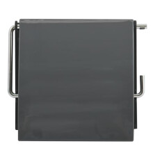 MSV Polystyrene Toilet Roll Holder in Anthracite Grey, 30 x 20 x 15 cm