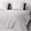 Soleil d'ocre, Adele, Bed cover, Sofa throw, Cotton, White, 220 x 240 cm 1