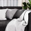 Soleil d'ocre Adele Plaid Chair Throw, Polycotton, White, 140 x 200 cm 1