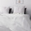 Soleil d'ocre, Adele, Bed cover, Sofa throw, Cotton, White, 220 x 240 cm 4