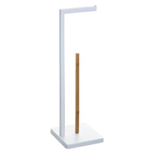 Atmosphera Natureo Toilet Roll Holder with Reserve White