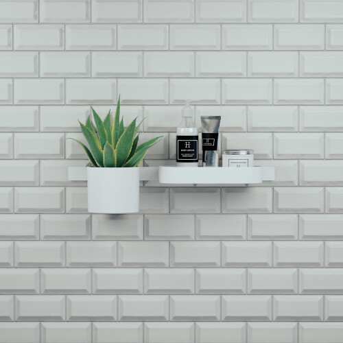Hansgrohe Hansgrohe WallStoris Storage Basket, Bathroom Accessory, Matt White, 27913700 1
