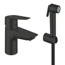 GROHE Start Edge QuickFix – Basin Tap with Bidet Trigger Spray Hand Shower Set (S-Size, 35mm Ceramic Cartridge, Water Saving, Integrated Diverter,