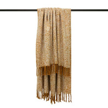 Furn Weaver Herringbone Throw-Acrylic-Gold-130cm x 180cm, Acrylic, Gold, 130cm x 180cm (51" x 71" inches)