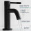 Bristan Bristan Mila Basin Pillar Taps Black (MI 1/2 BLK) 3