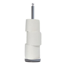 Premier Housewares Elegant Design Grey Toilet Roll Holder | Stable Free Standing Multi Toilet Roll Holders | Sturdy Paper Storage | Versatile Toilet