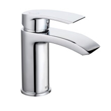 Bristan Gild Eco Start Basin Mixer with Clicker Waste and Eco Start Technology, Deck Mounted Bathroom Tap, Chrome Finish