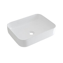 MILANO White Ceramic Countertop Bathroom Basin Sink 500 x 400mm