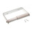 Toilet Roll Holder Brushed Aluminium Saa + White Sprung Roller 3 Sets 1