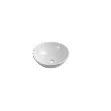 iBathUK | Modern Round Ceramic Cloakroom Basin Bowl Countertop Bathroom Sink CA1001