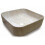 Marble Luxe Square Beige Marble Effect Ceramic Counter Top Basin 2