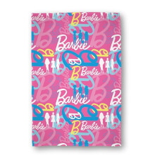 Barbie Officially Licenced Fleece Blanket | Pink Logo Design | Unboxed Bedroom Design | Warm Super Soft Feel Throw Comforter | Perfect for Home,