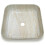Marble Luxe Square Beige Marble Effect Ceramic Counter Top Basin 4