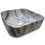 Marble Luxe Square Calacatta Marble Effect Ceramic Counter Top Basin 4