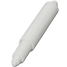 Replacement Toilet Roll Holder - Standard Size White Spindle Spring Roller