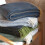 Tweedmill Charcoal and Silver Herringbone Blanket 2