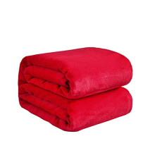 Queens Land Home Soft and Luxury Sofa Bed Faux Fur Mink Blanket Throw Available sizes Single, Double and King DOUBLE RED