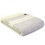 Tweedmill Pure New Wool Fishbone 2 Stripe Throw - Silver Grey/Cream 1