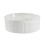 Milano MILANO White Ceramic Round Fluted Countertop Bathroom Basin Sink 370mm 1