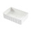 Milano MILANO White Rectangular Fluted Countertop Bathroom Basin Sink 500 x 340mm 2