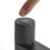 Milano Milano Orta Deck Mounted Push Button High Rise Mono Bathroom Basin Mixer Tap - Black 4