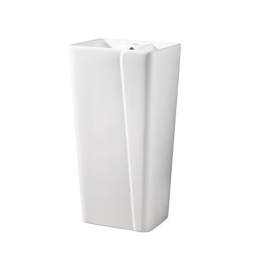 Milano MILANO Freestanding Rectangular 1 Tap Hole Bathroom Basin Sink 445 x 360mm