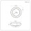 Milano MILANO Marble Effect Round Countertop Bathroom Basin Sink 360mm 2