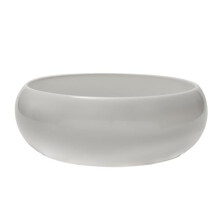 MILANO White Round Countertop Bathroom Basin Sink 360mm