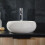 Milano MILANO White Round Countertop Bathroom Basin Sink 360mm 2