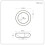 Milano MILANO White Round Countertop Bathroom Basin Sink 360mm 4