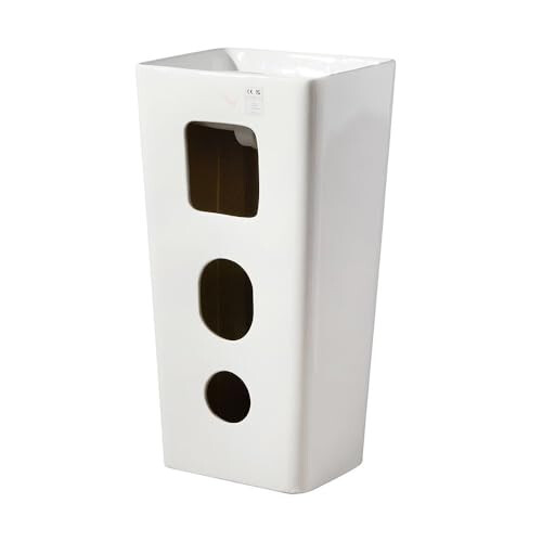 Milano MILANO Freestanding Rectangular 1 Tap Hole Bathroom Basin Sink 445 x 360mm 2