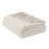 EHC Chenille Throw Blanket, Machine Washable Throws for Sofas Bed Sofa Settee Couch Reversible Bed Cover Over Bedspread, Single, 50" x 60", Beige 1