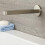 Milano Milano Ashurst Wall Mounted Bathroom Basin Bath Spout - Brushed Nickel 2