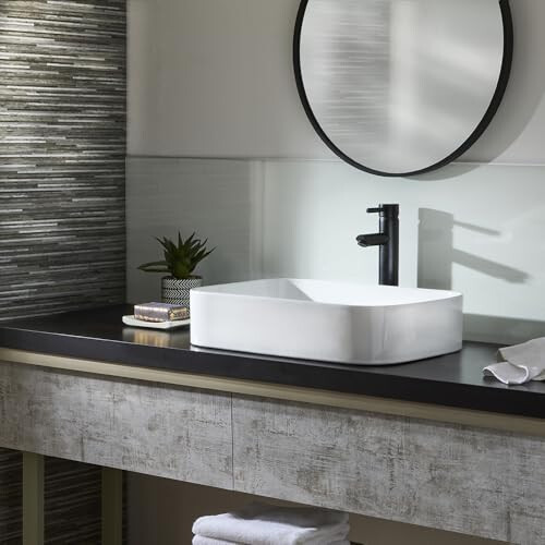 Milano MILANO White Rectangular Countertop Bathroom Basin Sink 550 x 380mm 1
