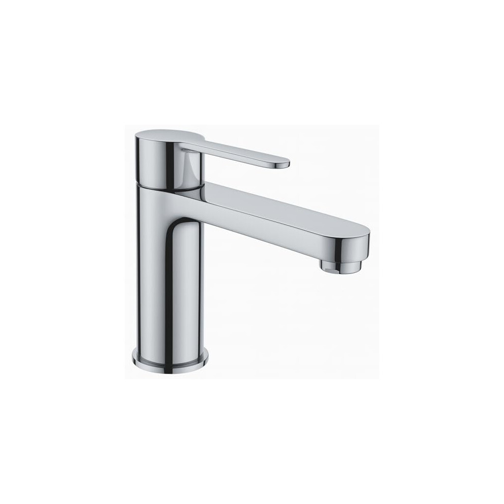 Strata Mono Basin Mixer Tap Chrome - Single Lever Bathroom Sink Mixer With Solid Brass Body And Modern Design 5056866111003 - Image 3