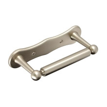 MILANO Bathroom Wall Mounted Toilet Roll Paper Holder Brushed Nickel
