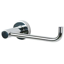 Spirella Atlantic Collection Toilet Paper Dispenser Bar 17.5 x 6.5 cm, Chrome-Plated Metal, Grey