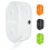 Spirella Toilet Roll Holder + Roll Holder "Cube" for Gluing or Drilling White 1