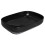 Matte Black Countertop Basin 600mm Rectangular Rounded Basin 2