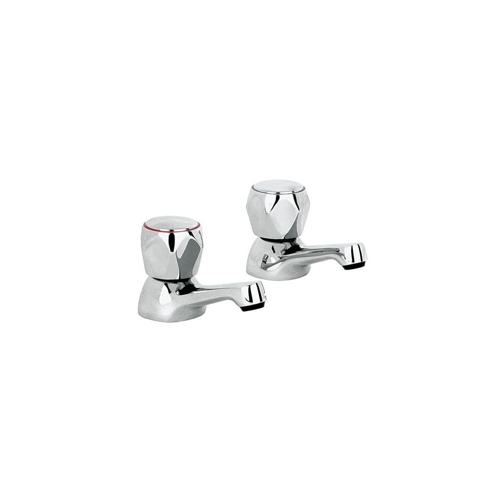 Pro Bath Taps (Pair) - Classic Design - Image 2